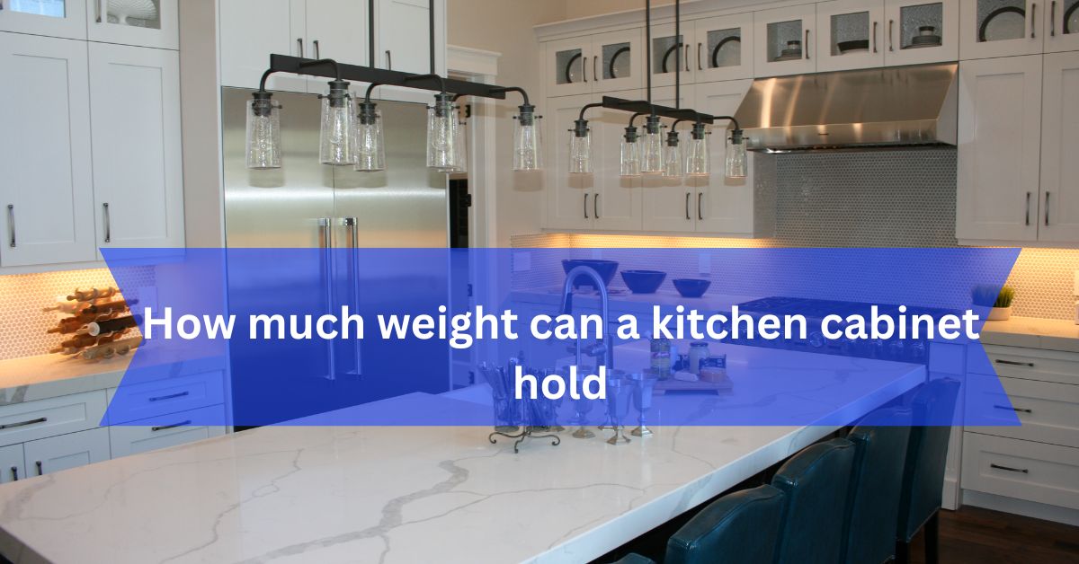How much weight can a kitchen cabinet hold