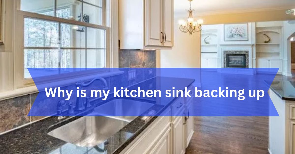 Why is my kitchen sink backing up