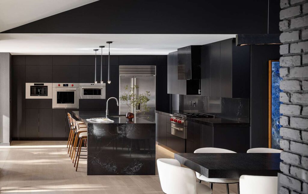Island Black Kitchen Hood Design Trends