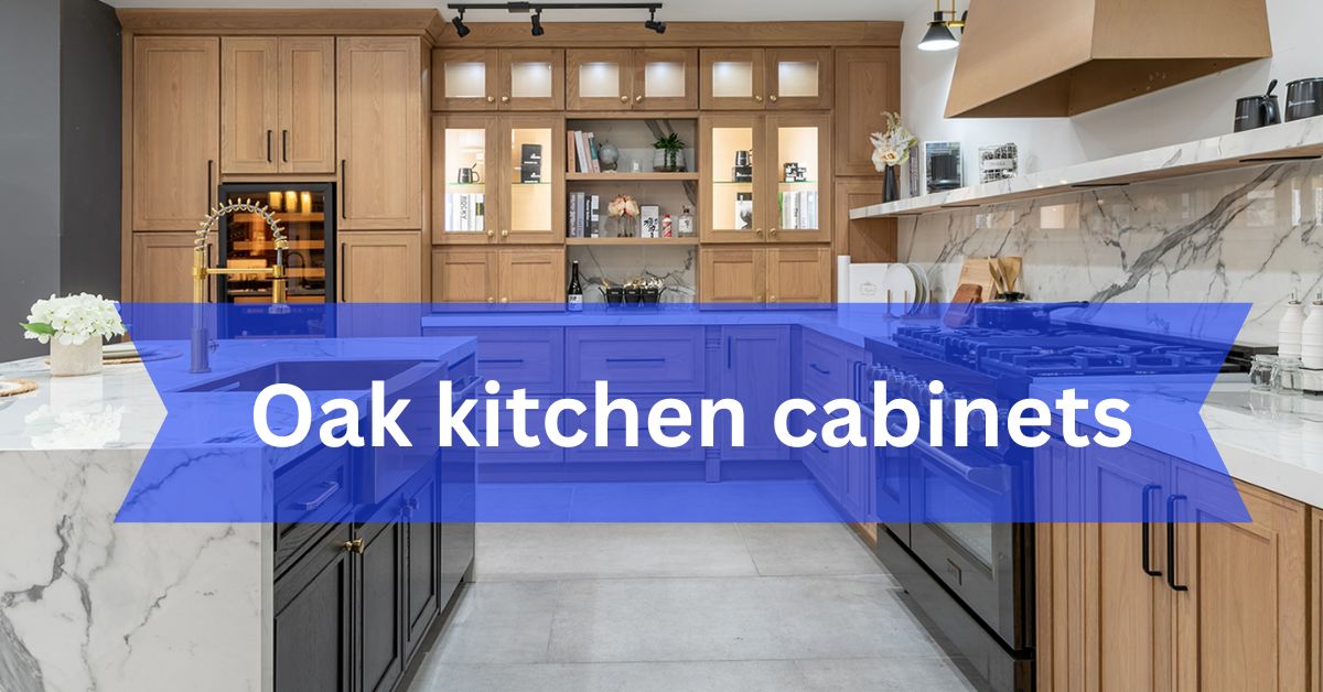 Oak kitchen cabinets
