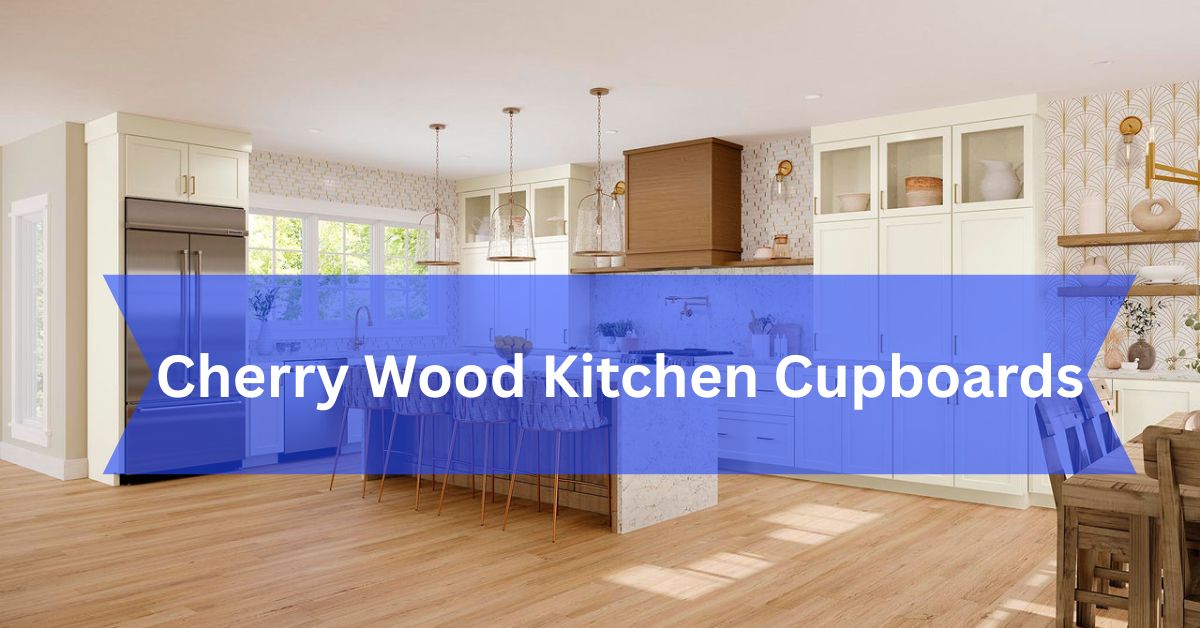 Cherry Wood Kitchen Cupboards