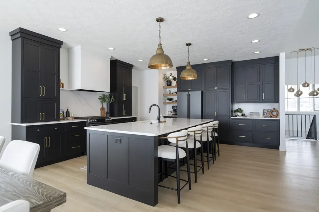 DIY Black Kitchen Hood Makeover Ideas