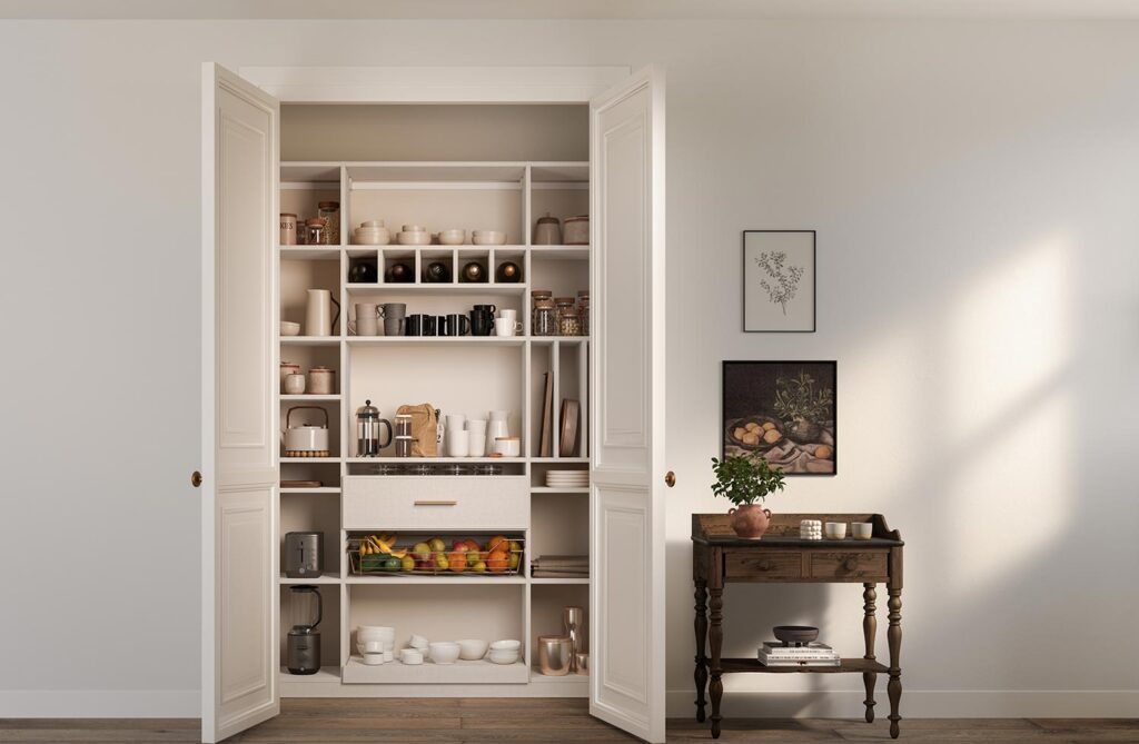 Built-In Kitchen Pantry Storage Cabinet Designs