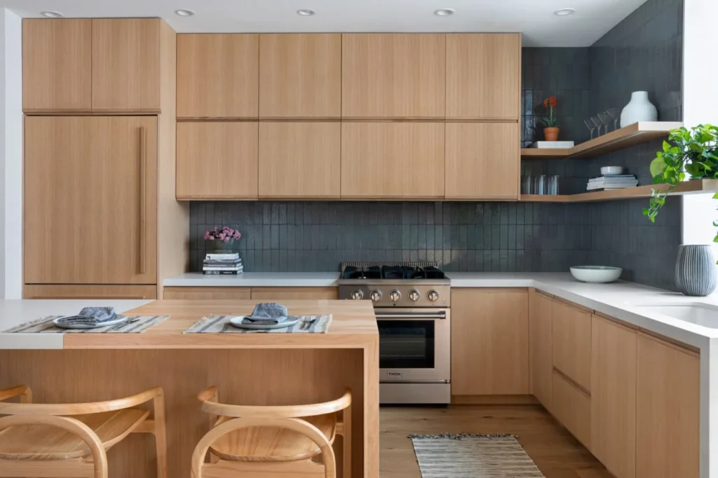 Scandinavian-Inspired Kitchens with Oak Cabinetry
