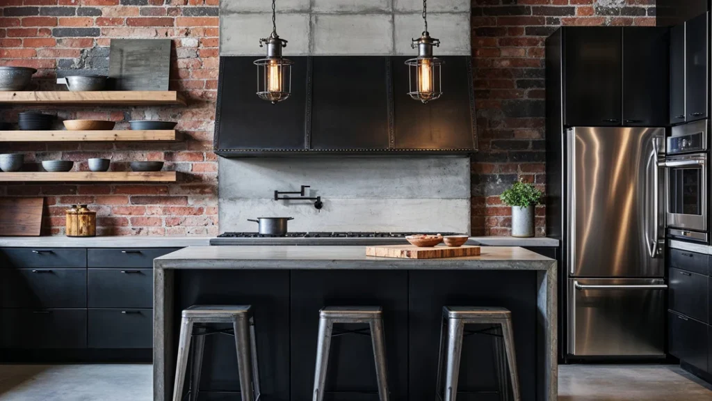 Industrial Style Kitchen Backsplash Inspirations