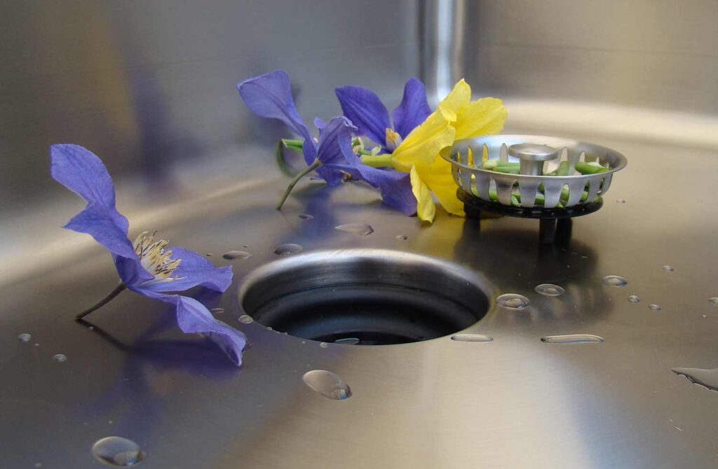 Drain Options for an Under Mount Kitchen Sink