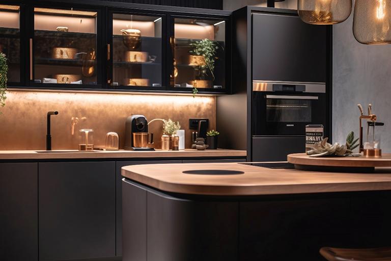 Luxury Black Kitchen Appliances for High-End Kitchens