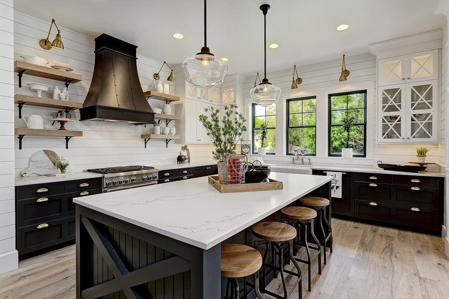 Modern Interior Design Trends Featuring Black Kitchen Appliances