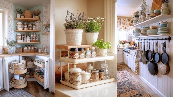 Before and After Kitchen Counter Organization Ideas