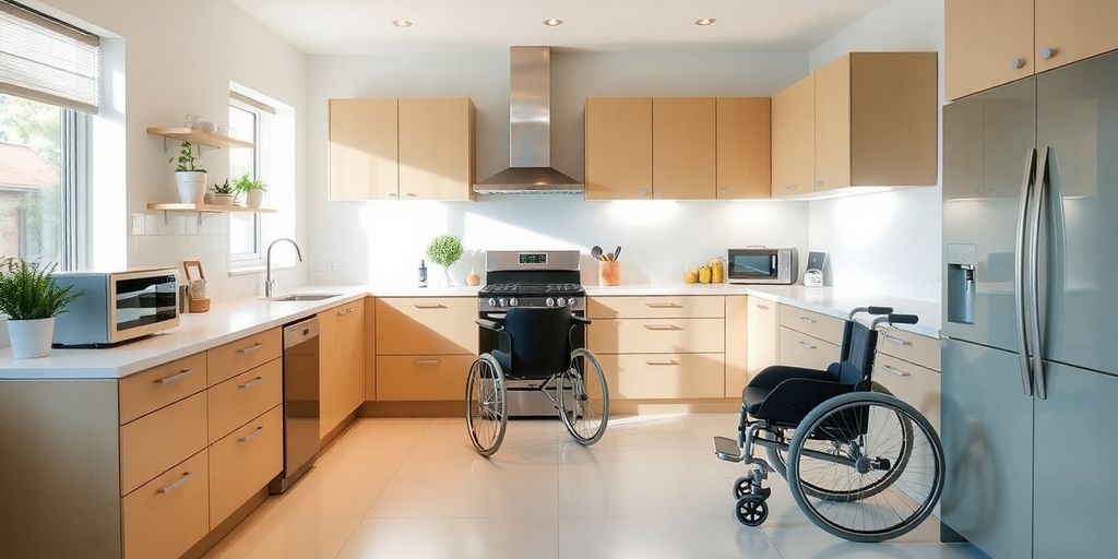 Accessible Kitchen Cabinet Sizes for Wheelchair Users