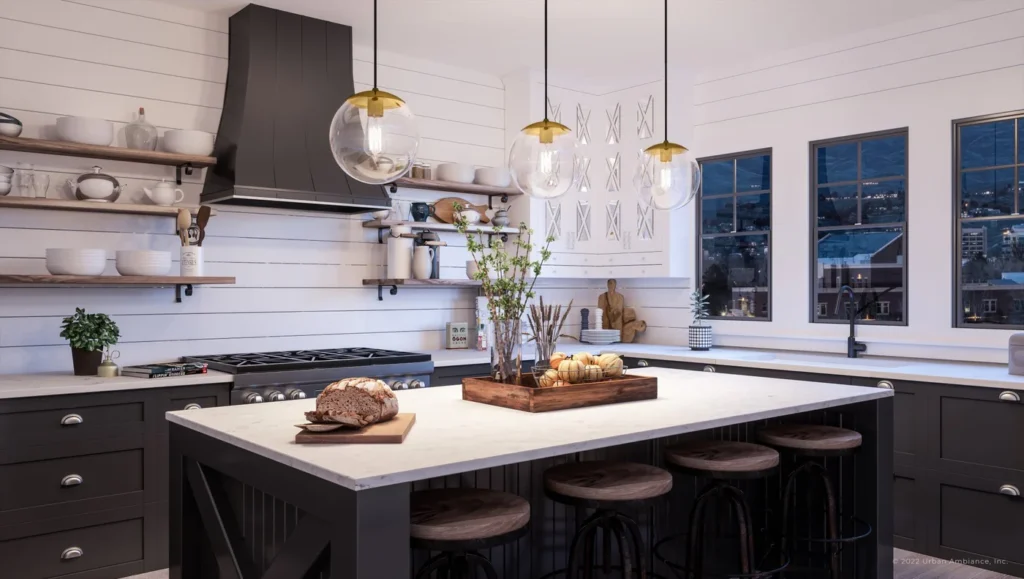 Single Pendant Lights for Kitchen Minimalism